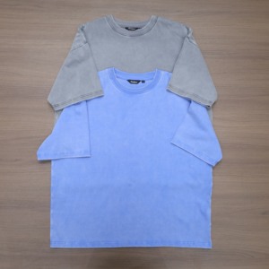 Camiseta Oversize de Algodón Liso con Lavado Ácido, Estilo Vintage Streetwear, Fabricante y Proveedor de Camisetas Personalizadas para Hombre - Product Image 4