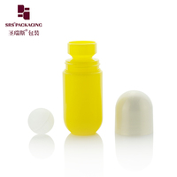RPPA-50ml leere grüne PP-Plastik flasche Große Rollen flasche mit Kuppel kappe 25,4mm hohler Plastik ball für Gel zur Linderung von Rückens ch merzen