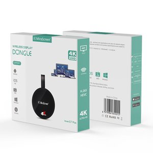 <span class=keywords><strong>MiraScreen</strong></span> G7 Plus Affichage sans fil H.265 2.4G 4K UHD pour Android Affichage sans fil WiFi TV Dongle Récepteur HD TV Stick Airplay - Product Image 4