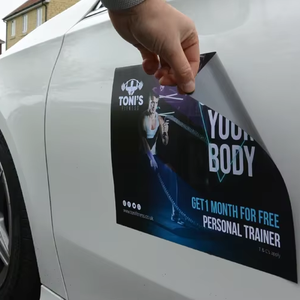 Letrero Magnético Duradero para Publicidad de Vehículos, Personalizado con la Marca de la Empresa, Impresión Personalizada, Removible, Resistente al Agua, Adhesivo para Puerta de Coche - Product Image 1