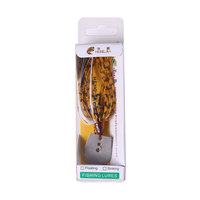 Leurre de pêche artificiel 10cm 11g en caoutchouc à jupe barbue pour jigging lent, spinnerbait, buzzbait, chatterbait, wobbler
