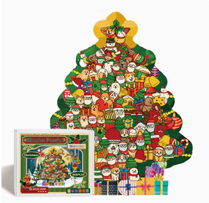 <span class=keywords><strong>Puzzle</strong></span> <span class=keywords><strong>in</strong></span> <span class=keywords><strong>Legno</strong></span> a Forma di Albero di Natale con Cornice, Decorazione da Parete Fai-da-Te, Regalo Decorativo per <span class=keywords><strong>Adulti</strong></span>, Supporto OEM ODM - Product Image 4
