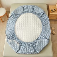 Protecteur de matelas ajusté blanc personnalisé housse de matelas avec 35cm de hauteur d'élastique