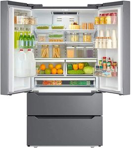 Gran Descuento en Refrigeradores Esta Semana, Oferta por Tiempo Limitado - ¡Ahorra en Grande en un Refrigerador de 4 Puertas Francesas de 28 Pies Cúbicos! - Product Image 2