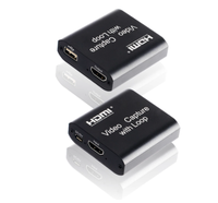 Carte de capture vidéo 4K HDMI 1080p Carte de capture de jeu de société USB 2.0 Recorder Box Device for Live Streaming Video Recording Loop Out est en promotion