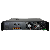 Amplificateur de puissance professionnel en métal 2U 2*600W 4 Ohm Super Bass 2 canaux Amplificateur audio de scène arrière