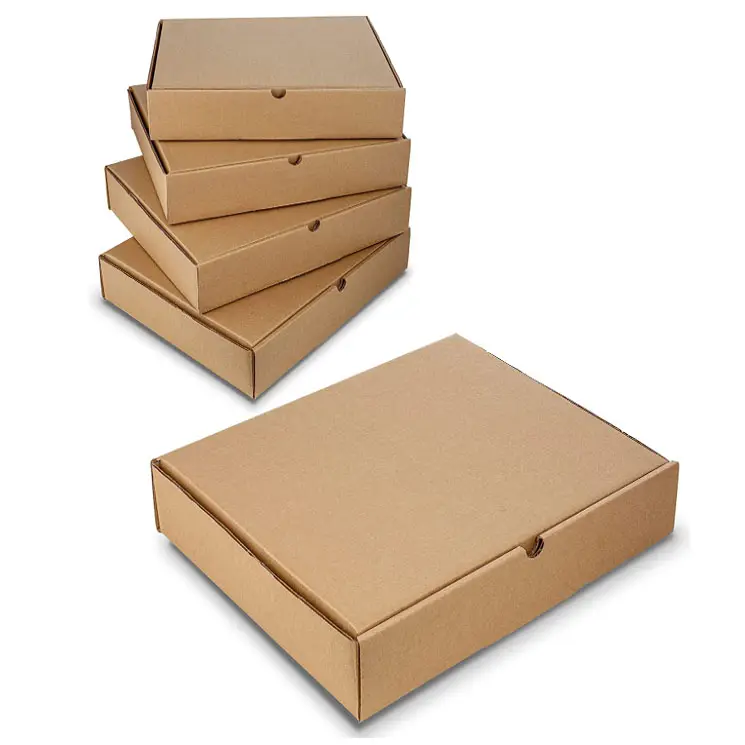 Papel Kraft Caixa de Embalagem de Papelão Ondulado Plana Grátis Mailing Caixas Dobráveis