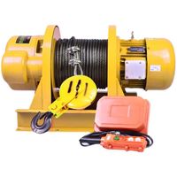Treuil électrique marin léger et robuste en acier de 1/2/3/5 tonnes, grue de levage à câble métallique haute vitesse pour bateau
