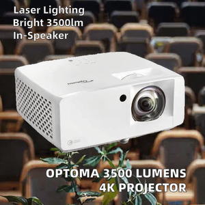 Laser 3500 ANSI Lumens LCD <b>Projector</b> <b>With</b> Android 9 1080p <b>3D</b> White Standard Throw-Portable 4K Support Business & Education Use H - Product Image 3