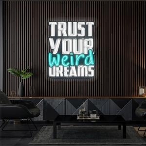 Tin tưởng của bạn những giấc mơ kỳ lạ Led Neon dấu hiệu tùy chỉnh Neon dấu hiệu trong nhà ngoài trời cá nhân Neon trang trí phòng - Product Image 1