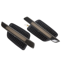 Nouveau pour Pontiac G8 08-09, barre lumineuse LED noire fumée ambre, ensemble de marqueurs latéraux de garde-boue