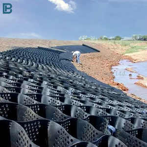 HDPE Honeycomb Geo gitter Stützmauer im Freien Perforierte Textur Geocell Verstärkung Kunststoff Geo gitter für Auffahrt Kies PP - Product Image 5