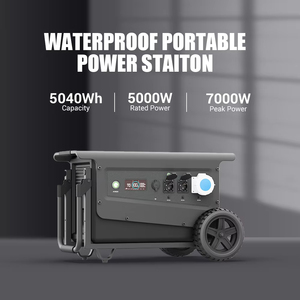 ระบบแบตเตอรี่ Lifepo4 สำหรับใช้งานเชิงพาณิชย์ กันน้ำ 5000W MPPT สถานีพลังงานแบบพกพา เครื่องกำเนิดพลังงานแสงอาทิตย์ - Product Image 6