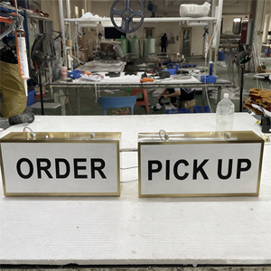 Đôi mặt thép không gỉ treo LED hộp đèn Đăng vàng khung IP65 không thấm nước trần gắn trên không trang trí - Product Image 4