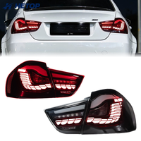 Feux arrière HETOP E90 2009-2012 Série 3, feux arrière LED Dragon Scale, mise à niveau, plug and play, accessoires DRL pour BMW