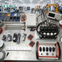 Bon prix, télécommande radio sans fil pour grue hydraulique à 4 sections, moteurs proportionnels étanches, pour remorquage de camions