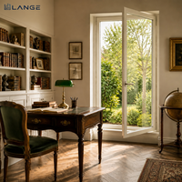 Fenêtre pliante en aluminium à cadre ultra-fin LANGE, design moderne, verre trempé, isolation acoustique, cadre fin pour maison