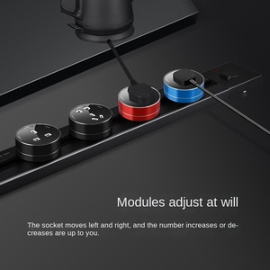 Enchufe de Pared Multifuncional para Cocina, Mesa de Reuniones, con 5/6 Tomas de Corriente, Estándar IP44 para Reino Unido, Estados Unidos, Alemania y Australia - Product Image 3