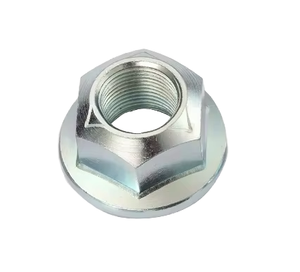 Tuerca Hexagonal con Brida DIN 6923 de Acero Inoxidable, Totalmente Roscada, Tamaños M4-M14, Clase 8, Acabado Zincado - Product Image 1