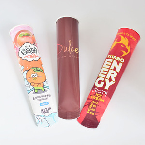 Paper Tube for Ice Cream Popsicle Cup Packaging Ice Lolly Push up Tube Disposable Gelato Cup Paper 120ml Ice Cream Calippo Tube