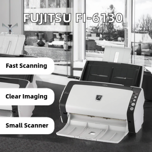 เครื่องสแกนเอกสารสำนักงาน <span class=keywords><strong>Fujitsu</strong></span> <span class=keywords><strong>Fi</strong></span>-<span class=keywords><strong>6130</strong></span> สีเทา แบบ CCD เชื่อมต่อผ่าน USB รับประกัน 3 ปี รองรับขนาด A4 พร้อมฟังก์ชันมาตรฐาน - Product Image 6