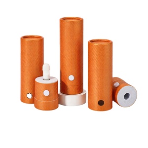 Sustainable Plastic-Free Child Resistant Cardboard Cylinder for Supplements - Product Image 1