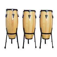 Ensemble de congas en bois professionnel OEM Latin Percussion 10''11''12'' avec support, instrument de musique professionnel