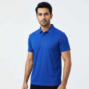 Vêtements de travail personnalisés avec logo OEM, vêtements d'entreprise d'été à manches courtes, tissu pour chemise polo pour hommes - Product Image 1