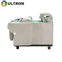 Mesin Pemotong Sayuran Listrik untuk Salad, Cabai, Mentimun, Bawang, dan Peterseli, Mesin Pemotong Dadu Sayuran Industri 600kg/jam