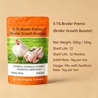 Additif alimentaire de haute qualité pour la croissance des poulets, des bovins, des porcs et des poissons, stimulant de prise de poids, 500g/sac