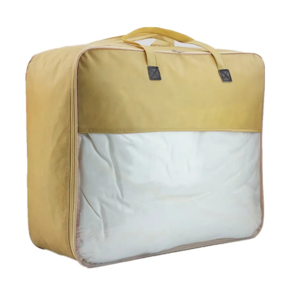 Yastık ve yorgan ambalaj için PVC ve dokuma olmayan ev tekstil çanta