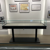 Vitrine de présentation de bijoux de luxe moderne avec éclairage LED pour les magasins de détail et les centres commerciaux