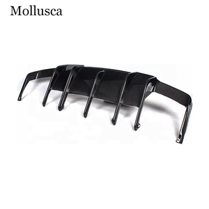 Pour Mercedes Classe C et Classe CLS W218 C218 4 portes, diffuseur arrière en fibre de carbone style R, lèvre de pare-chocs arrière 2011-2019 - Product Image 2