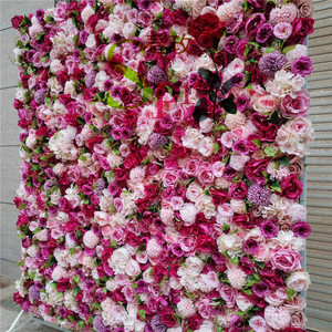 Flores artificiales de seda para decoración de boda, Hortensia con rosa para pared, SPR, buen precio - Product Image 4
