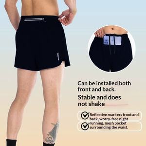 Maßgefertigte Herren Damen Fünf-Taschen Professionelle 2-in-1 Schnelltrocknende Atmungsaktive Workout Muay Thai Shorts Sport Marathon Laufshorts - Product Image 2