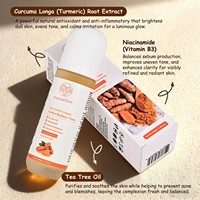 Tonique éclatant à la curcumine fermentée et à la niacinamide pour éclaircir la peau terne, équilibrer le sébum et rafraîchir le teint avec une hydratation douce