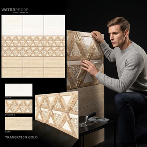 Atractivo 300x600mm Azulejos de pared de porcelana esmaltada 12x24 Azulejos de cerámica internos 30x60cm para interiores Proveedor superior - Product Image 1