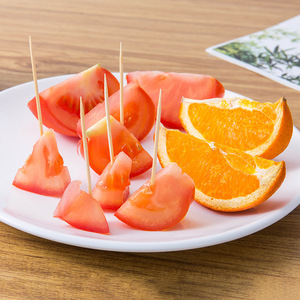 Bamboo <b>toothpicks</b>, tooth picking tools, disposable double-ended thin <b>toothpicks</b> for hotels and restaurants, portable fruit - Product Image 3