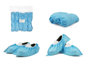 एक बार का उपयोग नीले गैर-बुना कपड़ा धूल-प्रूफ मोटी-सोल्ड जूता कवर और पैर कवर साफ कमरों के लिए उपयुक्त हैं। - Product Image 6