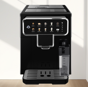 Cafetera Espresso Totalmente Automática de Acero Inoxidable con Pantalla Táctil, Cafetera Inteligente Comercial para el Hogar, Cafetera Espresso C - Product Image 4