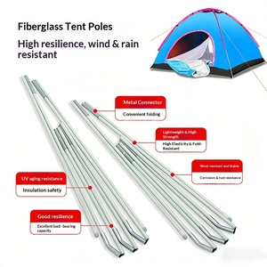Varilla hueca <span class=keywords><strong>de</strong></span> fibra <span class=keywords><strong>de</strong></span> vidrio personalizada, poste plegable, marco <span class=keywords><strong>de</strong></span> tienda <span class=keywords><strong>de</strong></span> campaña para mascotas ensamblado en varias secciones, marco <span class=keywords><strong>de</strong></span> portería <span class=keywords><strong>de</strong></span> fútbol, mosquitera para tienda <span class=keywords><strong>de</strong></span> campaña - Product Image 3
