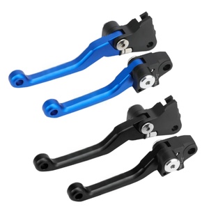 Kit universel de leviers de frein et d'embrayage en aluminium CNC pour Yamaha YZ125/250/450, anodisé, multicolores, réglables, haute qualité - Product Image 1