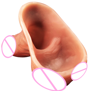 Dildo de silicona líquida de alta calidad con forma de pene realista para punto G, juguete sexual masculino de goma suave, reemplazo para el huevo lubricante para uso sexual en adultos. - Product Image 5