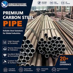 ท่อเหล็กคาร์บอน A106 Gr.B A53 Gr.B ขนาด 88.9 มม. หนา 6 มม. Sch20 SAW API 5L ผ่านกระบวนการพ่นทราย พร้อมค่าความดันสูง - Product Image 1