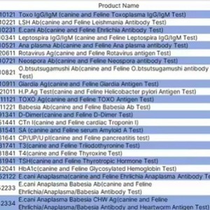 Bandelette de test pour chiens RapAnaplasma Lyme Ehrlichia, certifiée CE, facile à utiliser, kit de diagnostic vétérinaire pour usage canin - Product Image 3