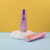 Emballage de tube de crème solaire plat vide personnalisé Tube en plastique en aluminium Tube en plastique pour soins de la peau cosmétique à presser