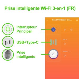 Enchufe Inteligente Antela con Enchufe Europeo de 220V y 16A, Control por Wi-Fi Tuya, Plástico Blanco, Uso Universal - Product Image 3
