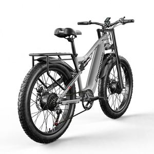Bicicleta eléctrica <span class=keywords><strong>DualMotor</strong></span> de 2000W con neumático grueso de 26*3,0 pulgadas 48V 17.5ah batería de litio integrada 2000W para todo terreno - Product Image 5