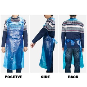 Delantal de Plástico LDPE desechable, <span class=keywords><strong>Mandil</strong></span> Delantal, impermeable, a prueba de aceite, colores personalizados, gran oferta - Product Image 5