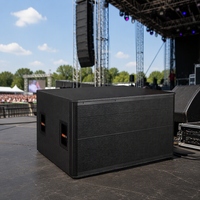 SRXX 728AS Subwoofer Ganda 18-inci Profesional untuk Panggung 2400W untuk Penggunaan Luar Ruangan 	 Speaker Array Line